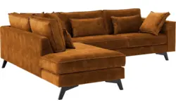 Goossens hoekbank chambre bruin stof - 8235695-goossens-chambre-bank-stof-bruin-01
