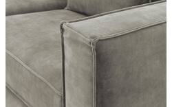 Goossens hoekbank chambre grijs stof - 8235702-goossens-chambre-bank-stof-grijs-01
