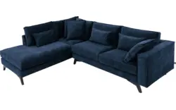 Goossens hoekbank chambre blauw stof - 8235703-goossens-chambre-bank-stof-blauw-01