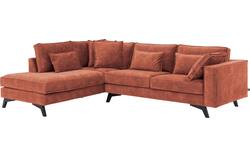 Goossens hoekbank chambre roze stof - 8235704-goossens-chambre-bank-stof-roze-01