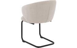 Goossens eetkamerstoel noomi beige stof - 8235773-goossens-noomi-stoel-onderdelen-metaal-01