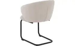 Goossens eetkamerstoel noomi beige stof - 8235773-goossens-noomi-stoel-onderdelen-metaal-01