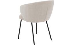 Goossens eetkamerstoel noomi beige stof - 8235779-goossens-noomi-stoel-onderdelen-metaal-01