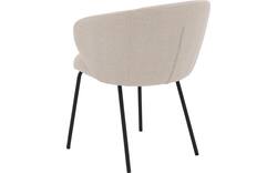 Goossens eetkamerstoel noomi beige stof - 8235784-goossens-noomi-stoel-onderdelen-metaal-01