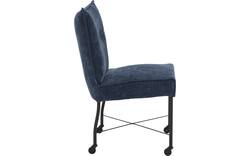 Goossens eetkamerstoel erik blauw stof - 8235804-goossens-erik-eetkamerstoel-stof-blauw-01