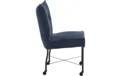 Goossens eetkamerstoel erik blauw stof - 8235804-goossens-erik-eetkamerstoel-stof-blauw-01