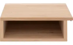 Goossens aanhaaktafel roll onbewerkt eiken - 8240232-goossens-roll-nachtkastje-eiken-01