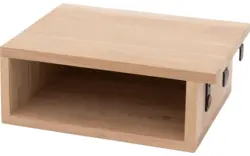 Goossens aanhaaktafel roll onbewerkt eiken - 8240232-goossens-roll-nachtkastje-eiken-01
