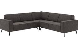 Goossens hoekbank hercules grijs microvezel - 8240336-goossens-hercules-bank-microvezel-grijs-01