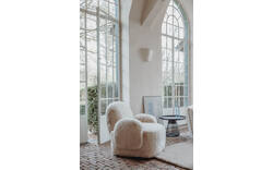 Goossens draaifauteuil nomi beige stof - 8261150-goossens-nomi-fauteuil-stof-01