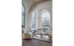 Goossens vloerkleed nordfyn bruin polyester - 