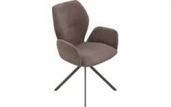 Goossens eetkamerstoel hera bruin stof - 8243311-goossens-hera-stoel-onderdelen-stof-01