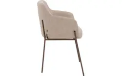 Goossens eetkamerstoel pepijn beige stof - 8243580-goossens-pepijn-eetkamerstoel-stof-bruin-01