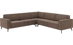Goossens hoekbank hercules bruin microvezel - 8243655-goossens-hercules-bank-microvezel-bruin-01