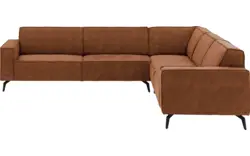 Goossens hoekbank hercules bruin microvezel - 8243656-goossens-hercules-bank-microvezel-bruin-01