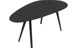 Goossens eettafel ferry zwart eiken - 8243694-goossens-ferry-eettafel-eiken-zwart-01