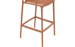Goossens barstoel lygeke oranje kunststof - 8243773-goossens-lygeke-tuinstoelen-kunststof-01