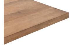 Goossens basic eettafel lecca bruin mango - 8243802-goossens-basic-lecce-eettafel-mango-bruin-01
