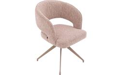 Goossens excellent eetkamerstoel ostuni roze stof - 8243866-goossens-excellent-ostuni-eetkamerstoel-stof-roze-01