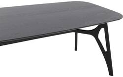 Goossens basic eettafel trani zwart essenhout - 8243894-goossens-basic-trani-eettafel-essenhout-zwart-01