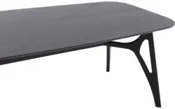 Goossens basic eettafel trani zwart essenhout - 8243896-goossens-basic-trani-eettafel-essenhout-zwart-01