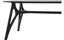 Goossens basic eettafel trani zwart essenhout - 8243898-goossens-basic-trani-eettafel-essenhout-zwart-01