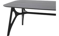 Goossens basic eettafel trani zwart essenhout - 8243898-goossens-basic-trani-eettafel-essenhout-zwart-01