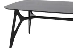 Goossens basic eettafel trani zwart essenhout - 8243898-goossens-basic-trani-eettafel-essenhout-zwart-01