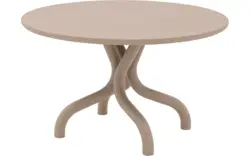 Goossens excellent eettafel matera beige leefbeton - 8243908-goossens-excellent-matera-eettafel-leefbeton-bruin-01