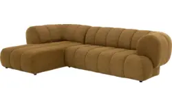 Goossens hoekbank weave geel stof - 8243949-gespiegeld-12