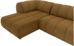 Goossens hoekbank weave geel stof - 8243949-gespiegeld-12