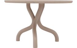 Goossens excellent eettafel matera beige leefbeton - 8244150-goossens-excellent-matera-eettafel-leefbeton-bruin-01