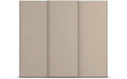 Goossens excellent kledingkast finca mat glas bruin hoogwaardig meubelplaat - 8244199-01