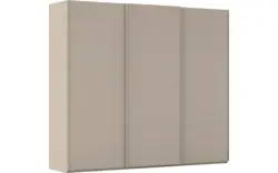 Goossens excellent kledingkast finca mat glas bruin hoogwaardig meubelplaat - 8244200-02