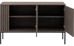 Goossens dressoir viola donker bruin eiken - 8244485-goossens-viola-dressoir-eiken-01