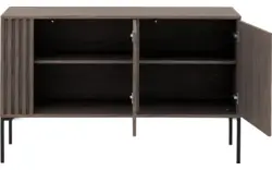 Goossens dressoir viola donker bruin eiken - 8244485-goossens-viola-dressoir-eiken-01