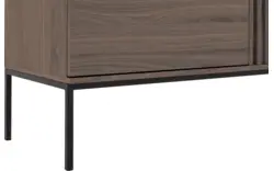 Goossens tv meubel viola donker bruin eiken - 8244517-goossens-viola-tv-meubel-eiken-donker-bruin-01