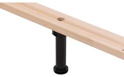 Goossens gestoffeerd bedframe venus beige stof - 8250164-goossens-venus-bedframe-stof-01