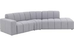 Goossens hoekbank lewis grijs stof - 8250227-gespiegeld-02