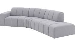 Goossens hoekbank lewis grijs stof - 8250227-gespiegeld-02