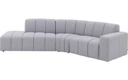 Goossens hoekbank lewis grijs stof - 8250227-goossens-lewis-bank-stof-grijs-01