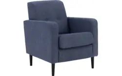 Goossens fauteuil hipp blauw stof - 8251508-goossens-hipp-fauteuil-stof-01