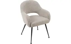Goossens eetkamerstoel briggen beige stof - 8251549-goossens-briggen-eetkamerstoel-stof-wit-01