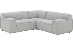 Goossens excellent hoekbank sens bruin stof - 8251682-goossens-excellent-sens-bank-stof-bruin-01