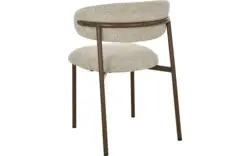 Goossens basic eetkamerstoel siem beige stof - 8251687-goossens-basic-siem-eetkamerstoel-stof-bruin-01