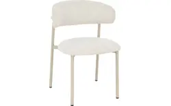 Goossens basic eetkamerstoel siem beige stof - 8251688-goossens-basic-siem-eetkamerstoel-stof-wit-01