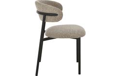 Goossens basic eetkamerstoel siem bruin stof - 8251689-goossens-basic-siem-eetkamerstoel-stof-bruin-01