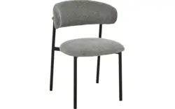 Goossens basic eetkamerstoel siem grijs stof - 8251690-goossens-basic-siem-eetkamerstoel-stof-grijs-01