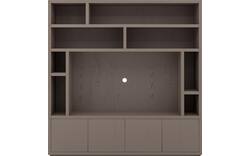 Goossens tv meubel barcelona bruin eiken - 8251691-goossens-barcelona-tv-meubel-eiken-bruin-01