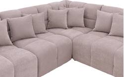 Goossens excellent hoekbank kubus beige stof - 8252075-gespiegeld-02